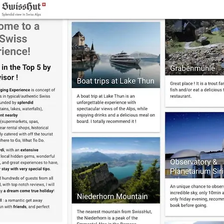 Modern With Alps Scenic Views And Concierge By Swisshut Nyaraló *