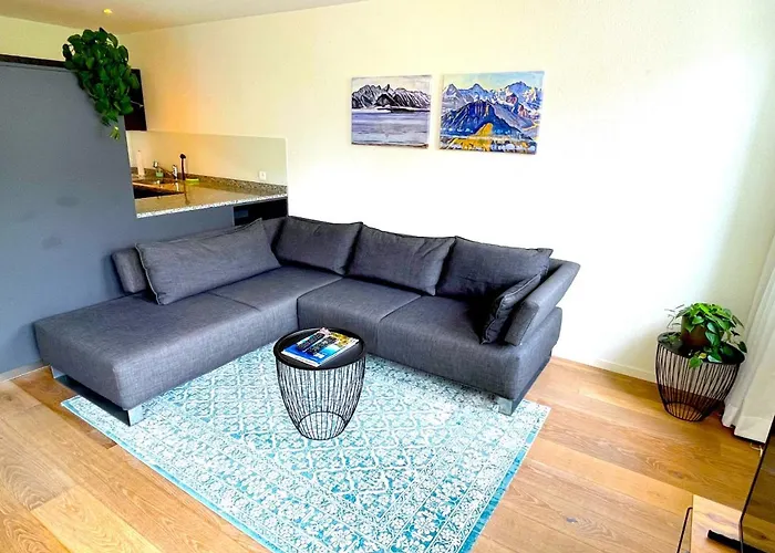 Modern With Alps Scenic Views And Concierge By Swisshut Ferienhaus *