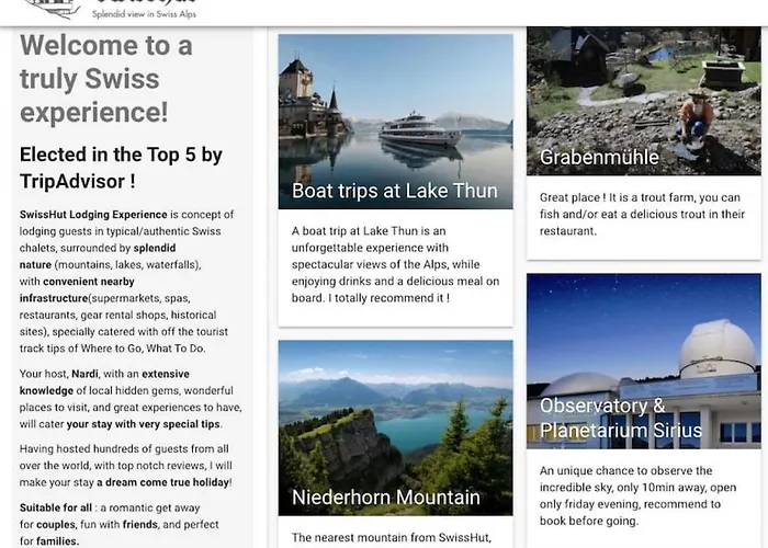 Modern With Alps Scenic Views And Concierge By Swisshut Holiday home *