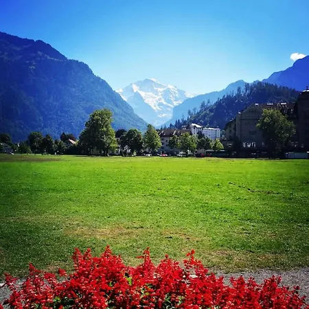 Modern With Alps Scenic Views And Concierge By Swisshut Дом отдыха Интерлакен